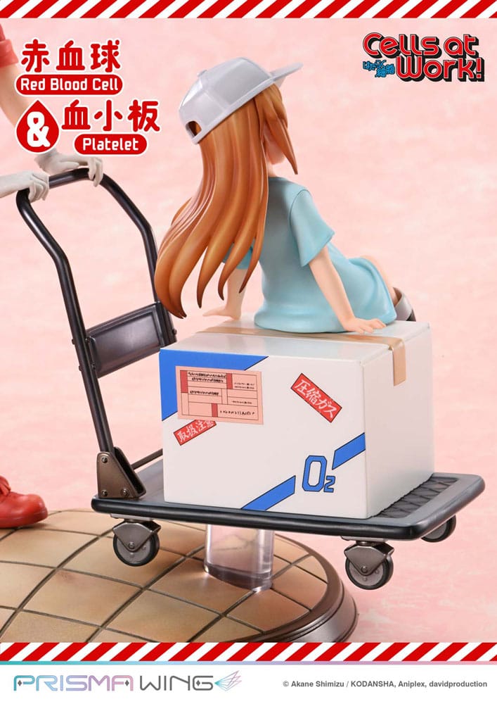 CELLS AT WORK ESTATUA PVC RED BLOOD CELL & PLATELET