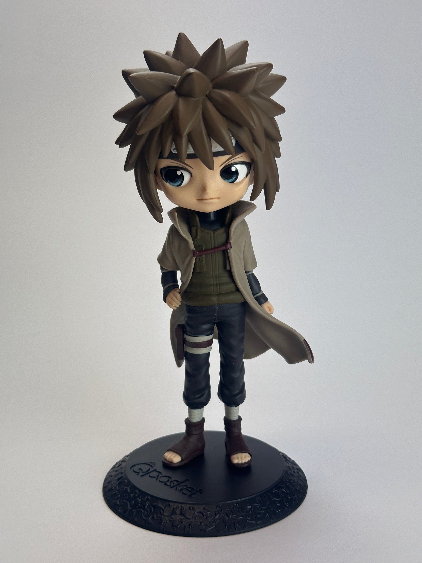 NARUTO FIGURA MINATO NAMIKAZE QPOSKET VER.2 MUY BUEN ESTADO Banpresto Otaku Village